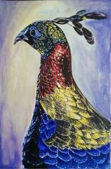j. olszok himalajskie olnienie_ 20x30 cm akryl na ptnie